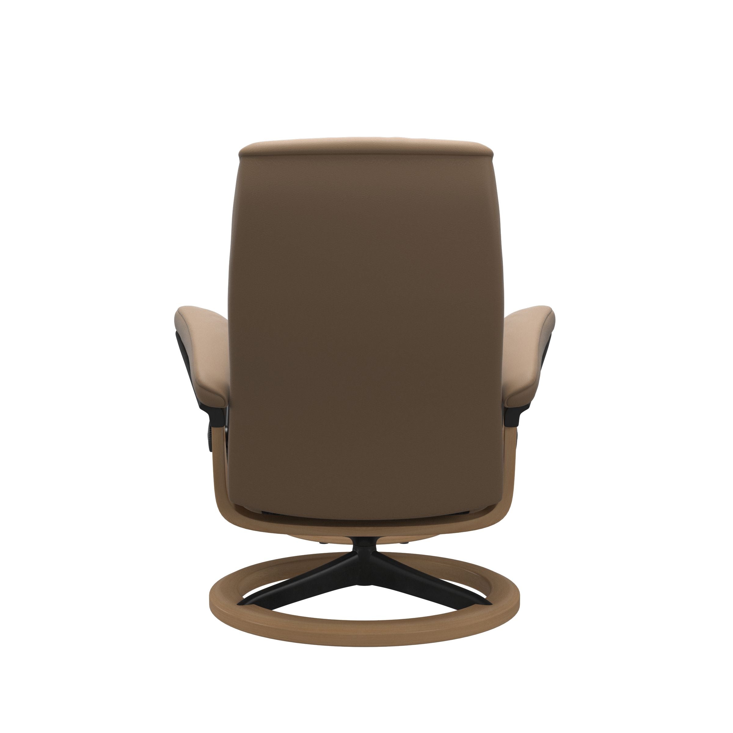 Stressless® Opal (M) Signature Base Recliner with Ottoman