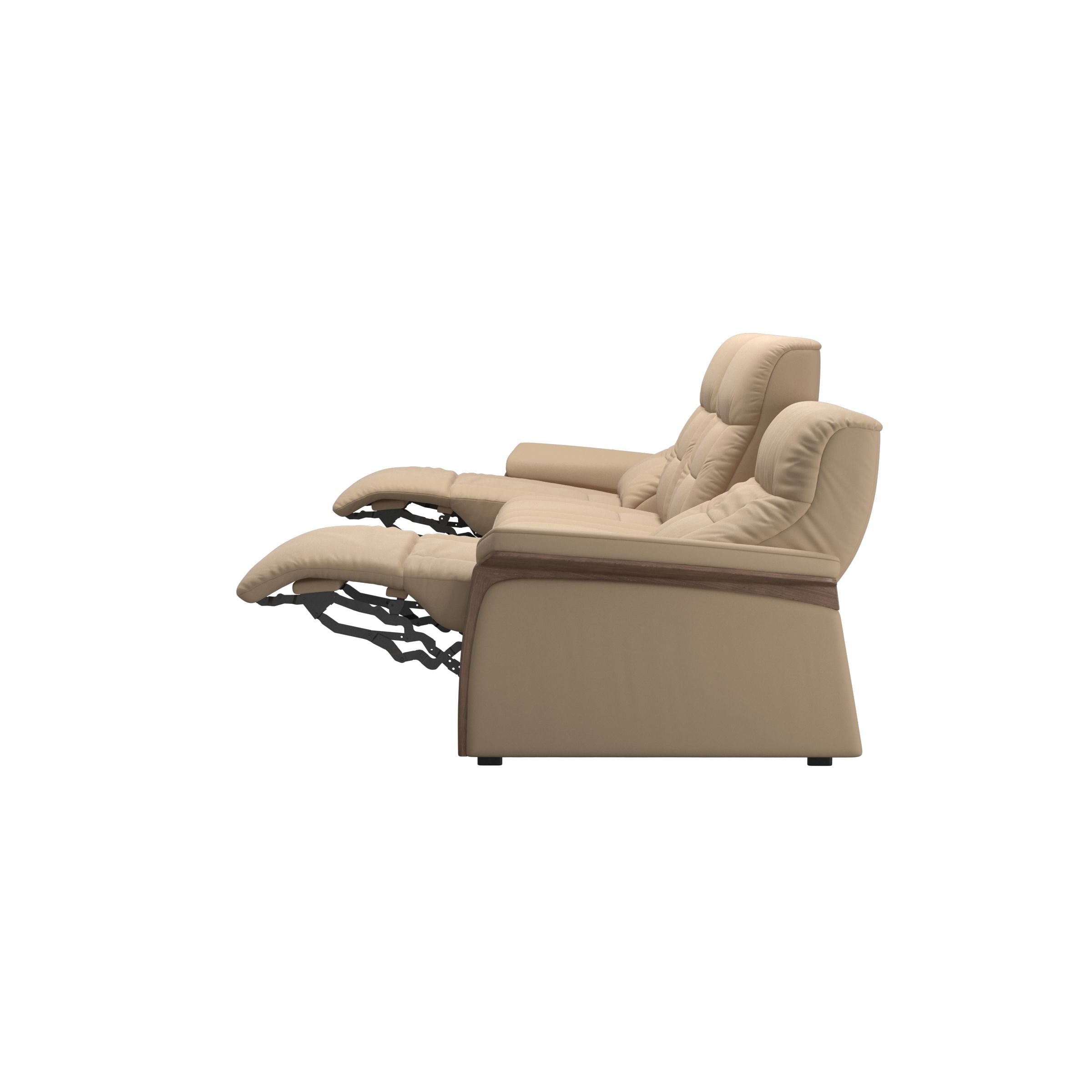 Stressless® Mary Wood with adjustable headrest, 4 seater with 2 Power PDDP