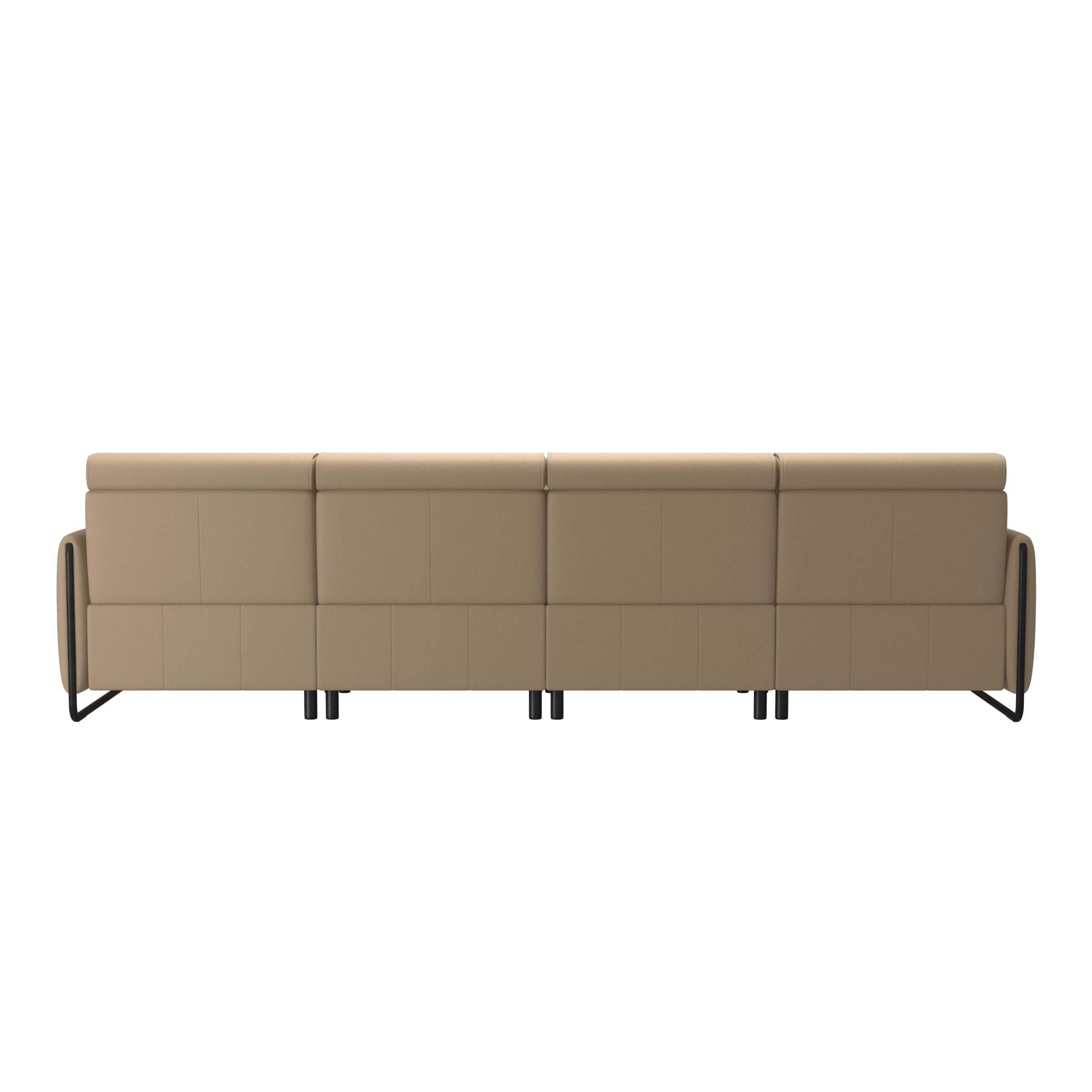 Stressless® Emily Steel 3 seater Power left with Long Seat (M)