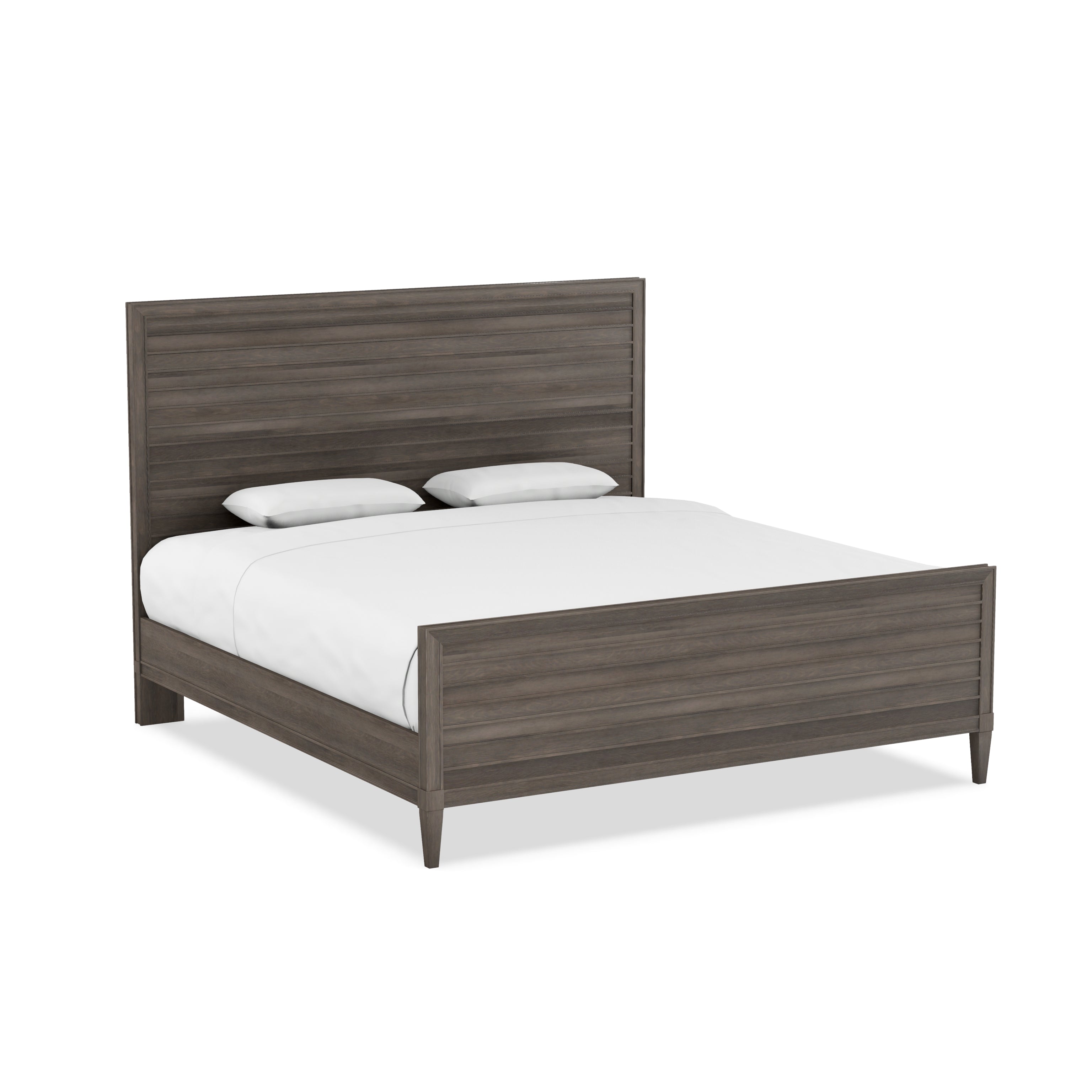 King Wood Slat Bed