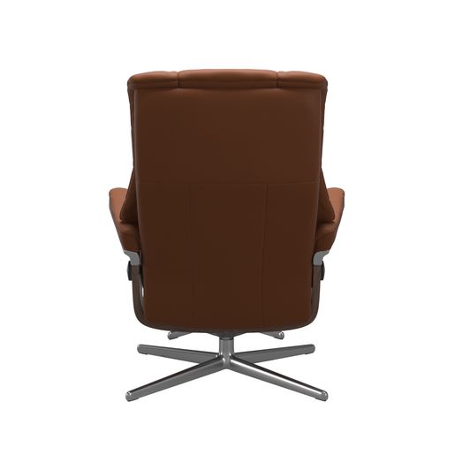 Stressless® Mayfair (M) Cross Base Recliner with Ottoman