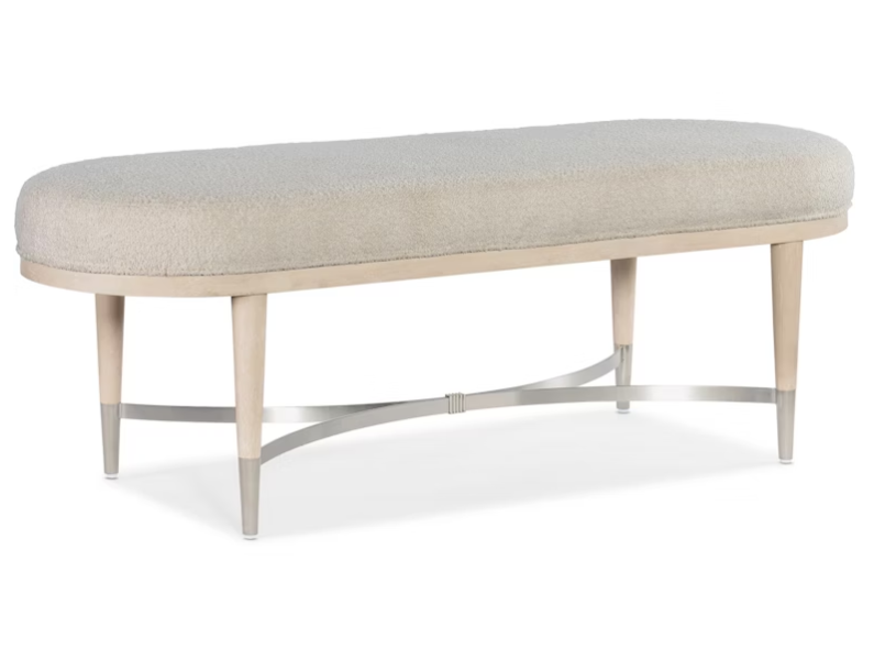 Nouveau Chic Upholstered Bench