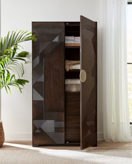 Retreat Split Rattan Wardrobe