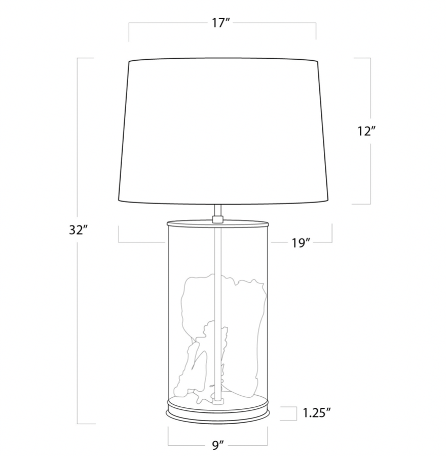 Magelian Glass Table Lamp