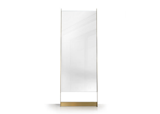 Edge leaning mirror
