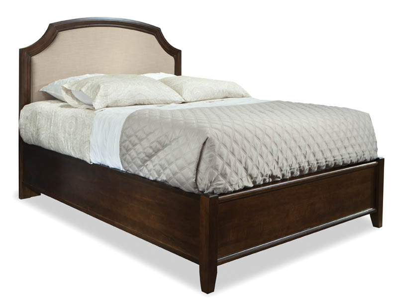 King Upholstered Panel Bed