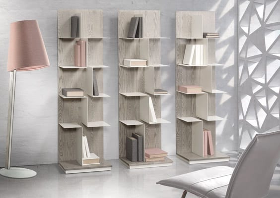 Maze shelving unit