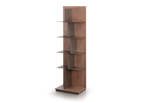 Maze shelving unit