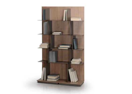 Maze shelving unit