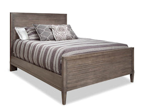 Queen Wood Slat Bed