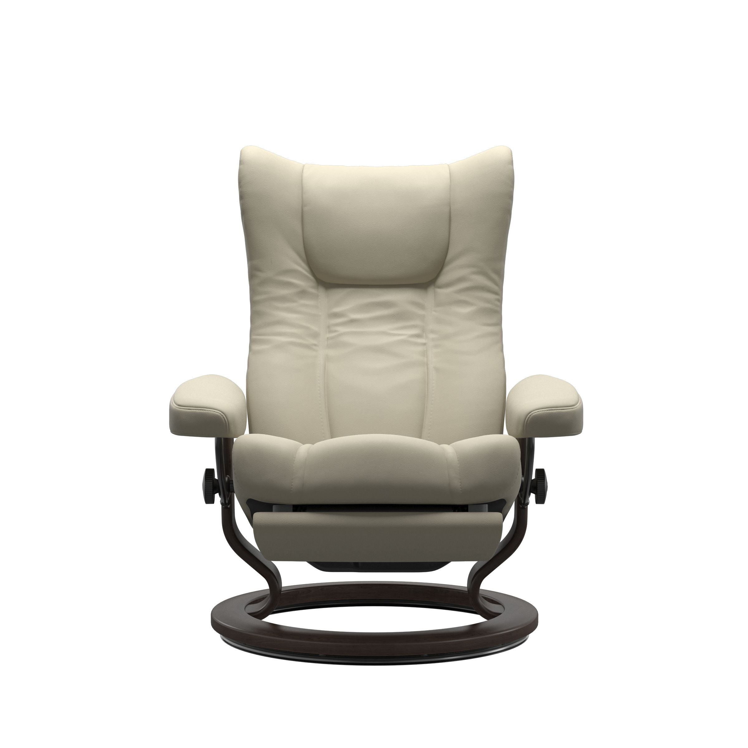 Stressless® Wing (M) Classic Base Recliner with Power