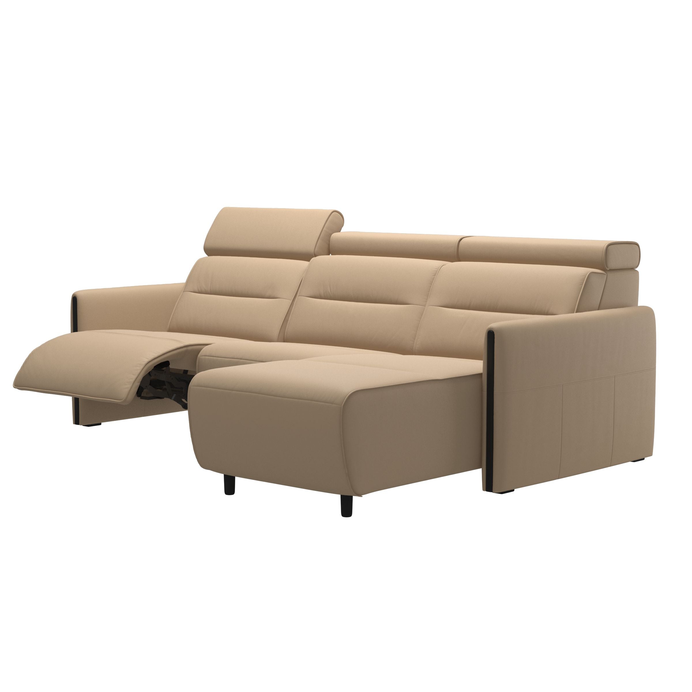 Stressless® Emily Wood 2 seater Power left with Long Seat (M)