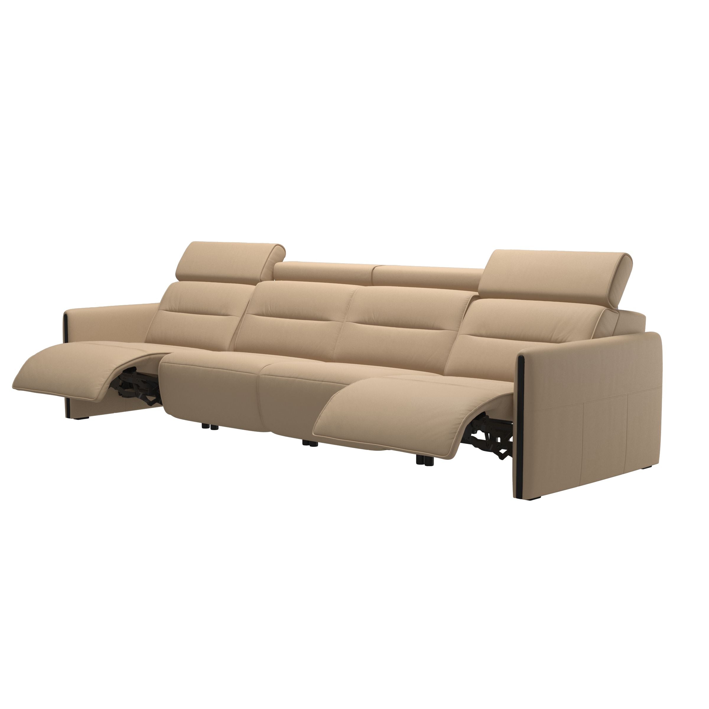 Stressless® Emily Wood 4 seater with 2 Power PDDP