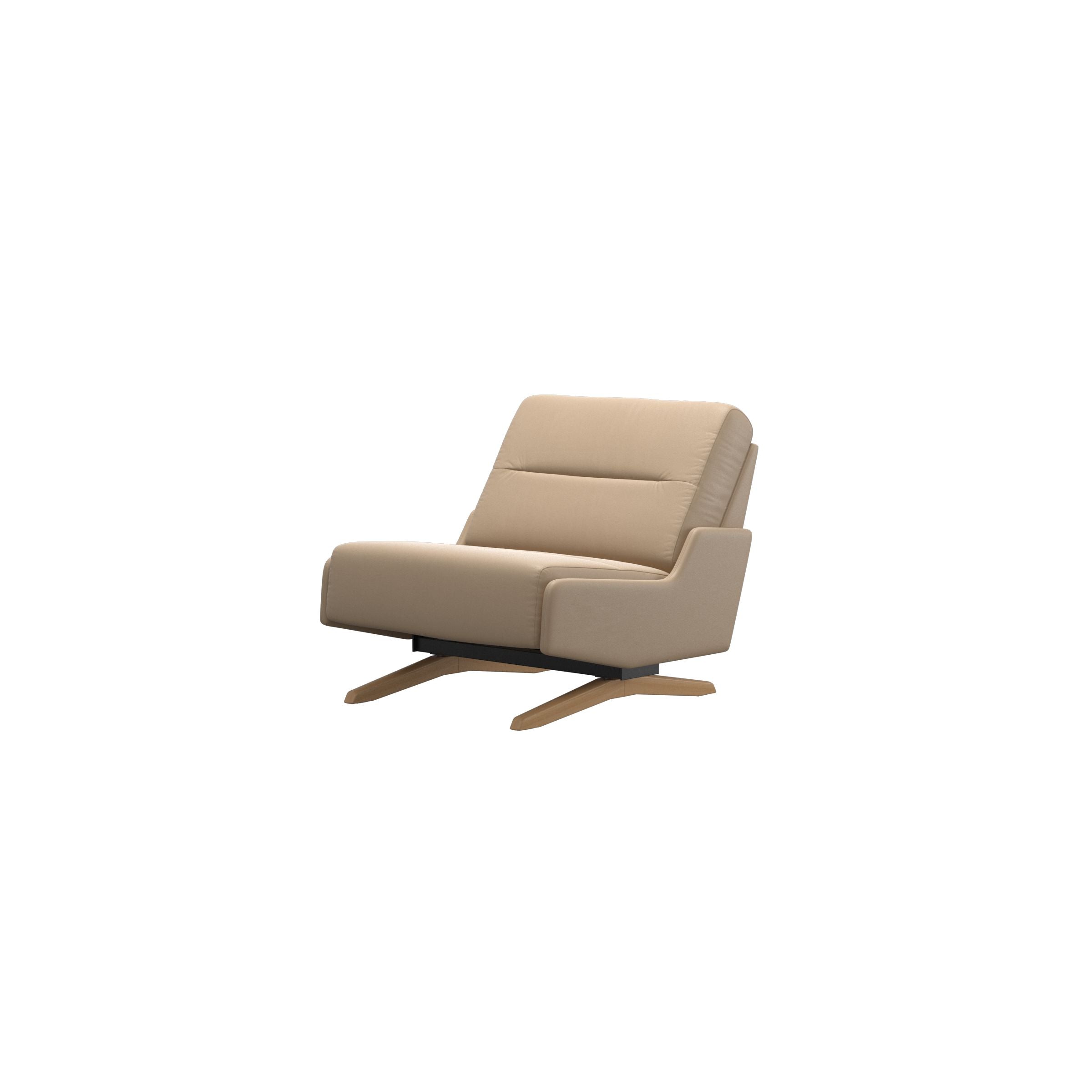 Stressless® Stella Wood 1 seater with sidepanels