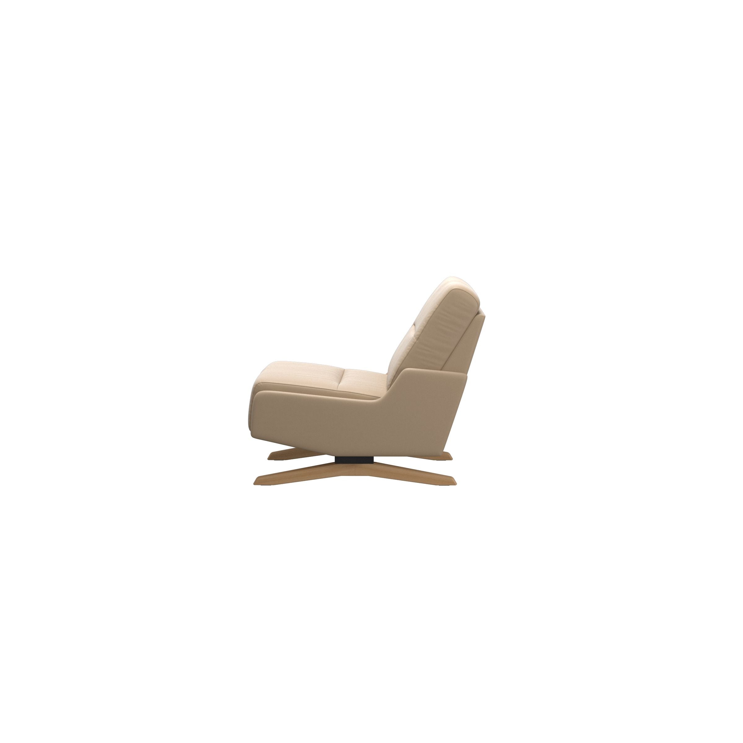 Stressless® Stella Wood 1 seater with sidepanels