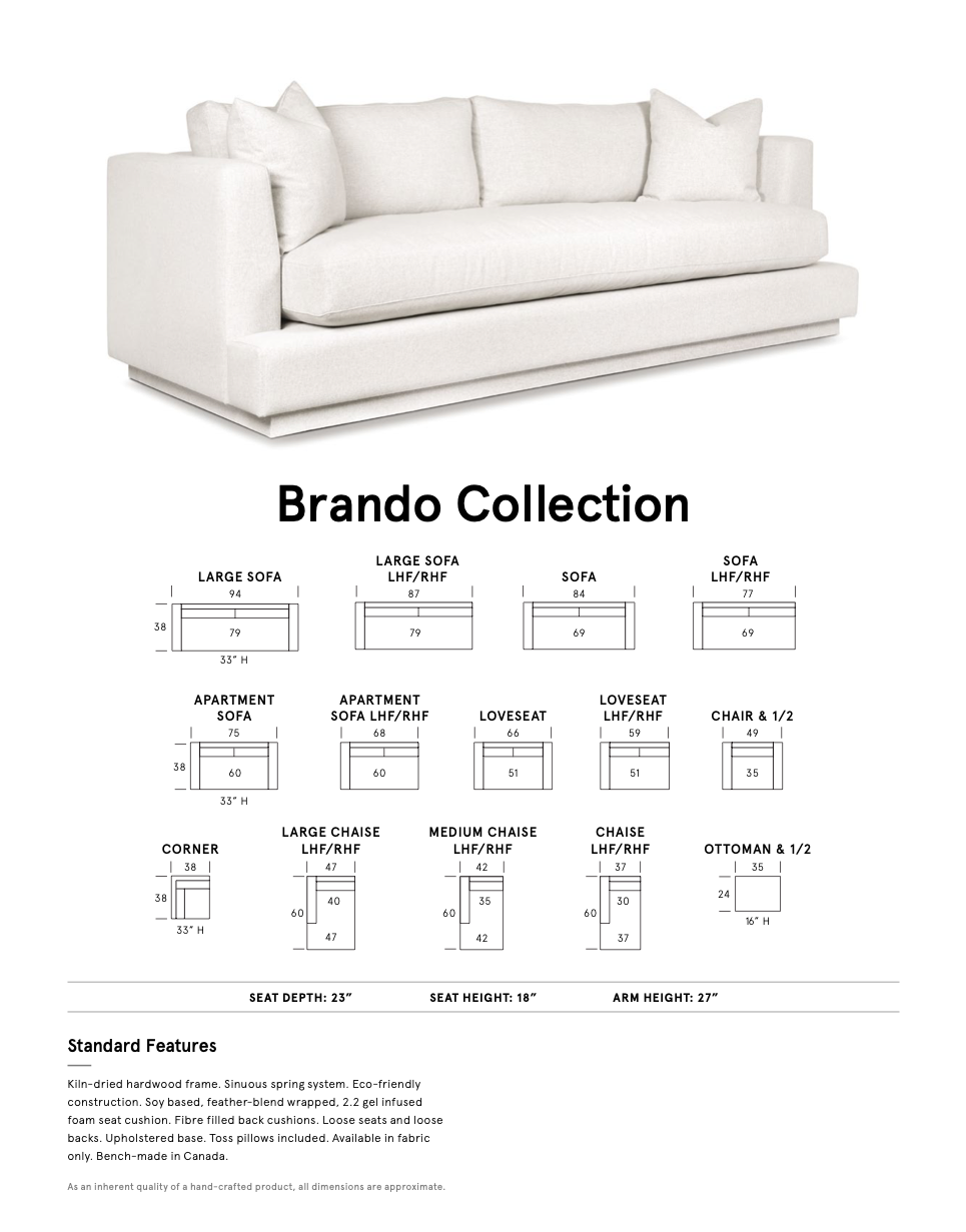 Brando Sofa Collection