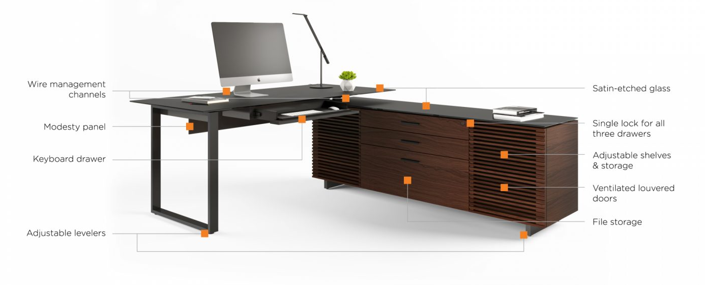 Corridor L-Shaped Desk